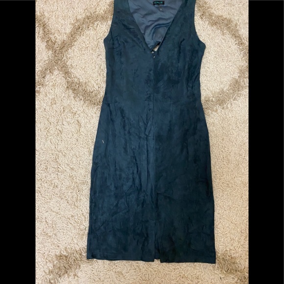 Dresses & Skirts - Blue Suede Dress